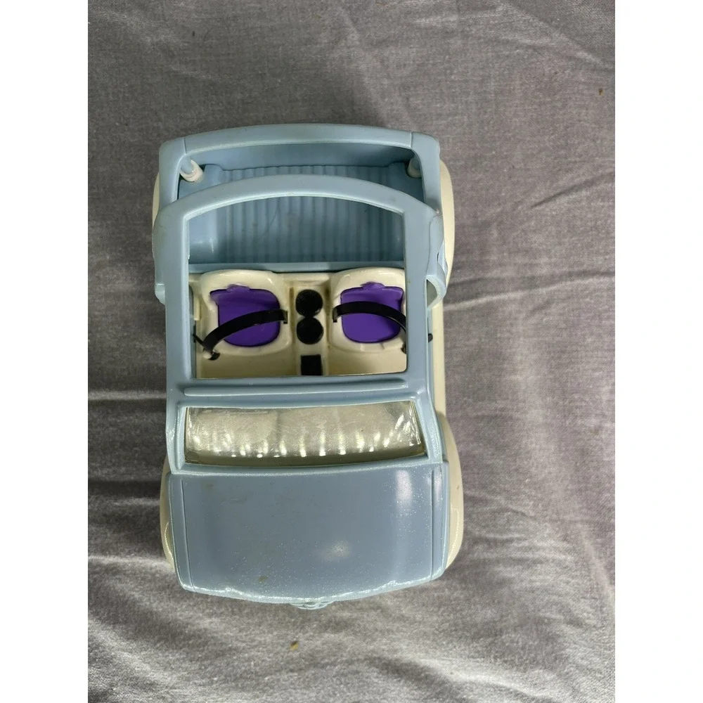 Vintage 2001‎ Polly pocket blue and purple glitter car/jeep